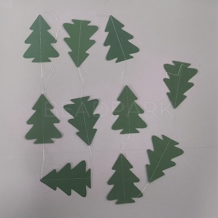 Paper Christmas Tree AJEW-WH0401-84C-1