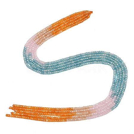 Cubic Zirconia Beads Strands ZIRC-P125-2x3mm-13-1