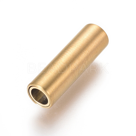 304 Stainless Steel Magnetic Clasps with Glue-in Ends LS-STAS-F227-53A-G-1