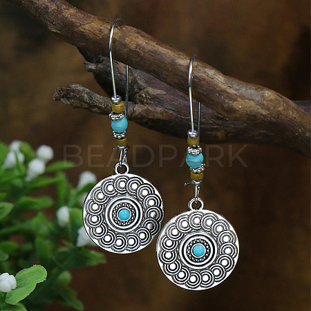 Elegant and Stylish Turquoise Earrings with Unique Personality Charm FF3029-9-1