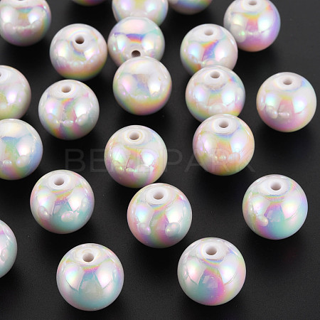 Opaque Acrylic Beads MACR-S370-18mm-01-1