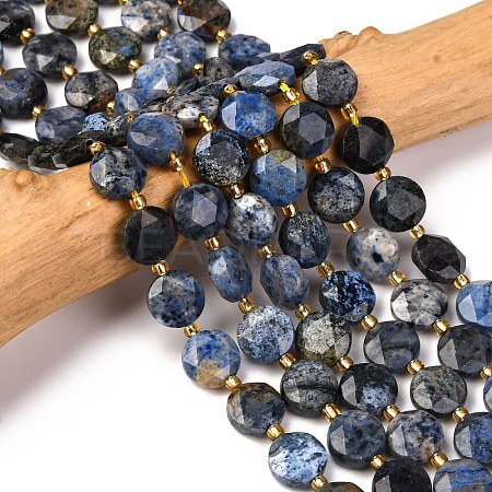 Natural Dumortierite Beads Strands G-C116-A113-01-1