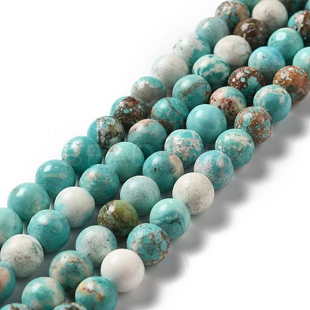 Natural Magnesite Beads Strands G-L555-02C-02-1