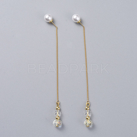 Long Chain Earrings EJEW-JE03677-02-1