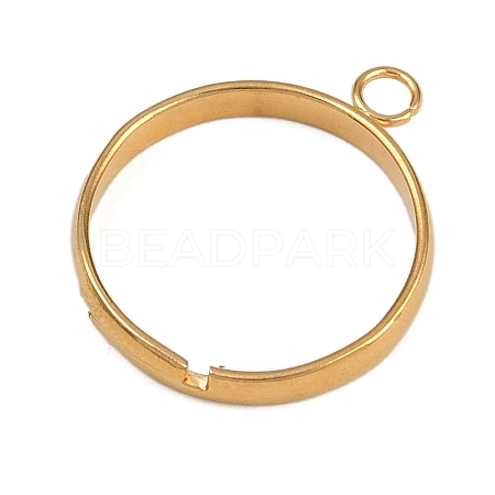 304 Stainless Steel Loop Ring Base LS-STAS-G363-13G-02-1