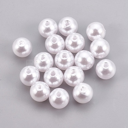 ABS Plastic Imitation Pearl Beads KY-G009-3mm-03-1