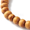 Oil Diffuser Yoga Beads Stretch Bracelet for Girl Women BJEW-JB06897-6