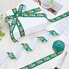 10 Yards Back To School Theme Polyester Grosgrain Ribbon OCOR-WH0082-82A-4