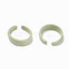 Spray Painted Alloy Cuff Rings RJEW-T011-28A-RS-2
