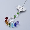 Crystals Chandelier Suncatchers Prisms Chakra Hanging Pendant AJEW-I040-17P-4