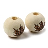 Autumn Wood European Beads WOOD-H105-04B-01-3