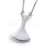 304 Stainless Steel Pendant Necklaces NJEW-H496-03C-3