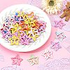 60Pcs 3 Style Cute Spray Painted Iron Snap Hair Clips PHAR-NB0001-07-2