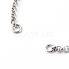 Tarnish Resistant Handmade 304 Stainless Steel Rolo Chain Bracelets Making Accessories AJEW-JB01026-01-3