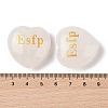 Natural Quartz Crystal Heart Engraving MBTI Figurines Statues for Home Office Desk Decorations X1-G-K353-05K-3