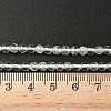 Natural Quartz Crystal Round Beads Strands X-G-J303-01-4mm-6