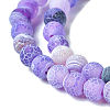 Natural Weathered Agate Beads Strands G-G589-6mm-06-4