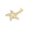 Brass Micro Pave Cubic Zirconia Pendants KK-D317-070G-2