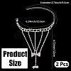 2Pcs Crystal Rhinestone Tennis Ring Bracelet BJEW-CN0001-17B-2