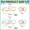 20Pcs 2 Colors Brass Pendants KK-BC0013-30-2
