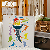 Large Plastic Reusable Drawing Painting Stencils Templates DIY-WH0202-221-7