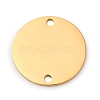 304 Stainless Steel Connector Charms STAS-P398-01G-1