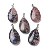 Natural Labradorite Pendants G-D084-01P-B07-1