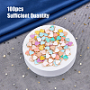 HOBBIESAY 100Pcs 10 Colors Alloy Enamel Charms ENAM-HY0001-07-3