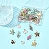 30Pcs 3 Styles 5 Colors Alloy Enamel Pendants ENAM-FS0003-46-8