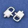 Brass Lobster Claw Clasps KK-B167-17S-3