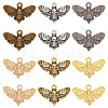 GOMAKERER 60Pcs 6 Colors Alloy Pendant FIND-GO0001-19-1