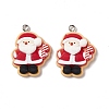 Christmas Theme Opaque Resin Pendants LS-X-FIND-E025-03-2