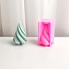 Twisted Cone Candle Food Grade Silicone Molds DIY-D071-05B-1
