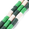 Fixed 3 Color Handmade Polymer Clay Bead Strands CLAY-S096-029E-1
