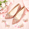 6Pcs 3 Styles Bowknot Alloy Rhinestone Shoe Decorations FIND-CP0002-22B-4