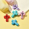 5Pcs 5 Colors Silicone Beads SIL-FS0001-06A-5