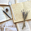 DIY Oval & Flat Round with Flower Bookmark Making Kits DIY-SC0032-08-5