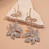 Alloy Rhinestone Stud Earrings for Women FS-WG7EB11-01-1