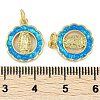 Rack Plating Brass Pendants KK-U032-20G-01-3