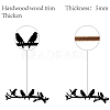 Laser Cut Basswood Wall Sculpture WOOD-WH0123-083-3