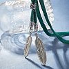 8Pcs 2 Size Alloy Cord Ends FIND-CA0003-70-5