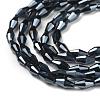 Opaque Glass Beads Strands GLAA-P001-03A-04-2