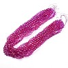 Baking Paint Transparent Glass Beads Strands DGLA-A035-T10mm-A03-2