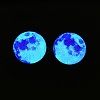 Fluorescent Glass Cabochons GGLA-T004-12G-4