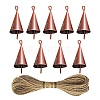 Iron Bell Hanging Ornaments AJEW-H145-91R-1