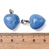 Dyed & Heated Natural Agate Pendants G-I311-A48-G-2