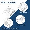 2Pcs Adjustable Brass Finger Ring Components FIND-HS0001-01P-4