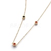 304 Stainless Steel Necklaces NJEW-E135-06-3