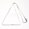 304 Stainless Steel Snake Chains Necklaces STAS-F094-24-2