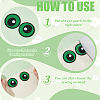 12Pairs Computerized Embroidery Cloth Self Adhesive Patches PATC-BC0001-12C-4